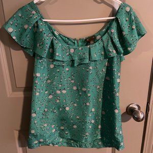 Anthropologie Fei Hot Air Balloon / Parachute Silk Blouse Size 4